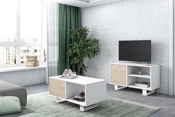 Table Basse avec Portes