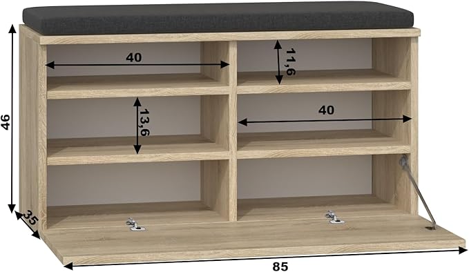 Banc Rangement Chaussures avec Siège